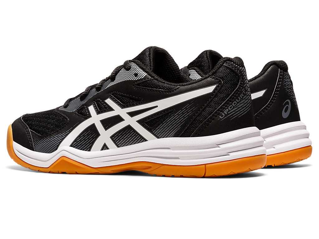 Buty Sportowe Dziecięce Asics Upcourt 5 Grade School Czarne Białe | 85736-YSCA