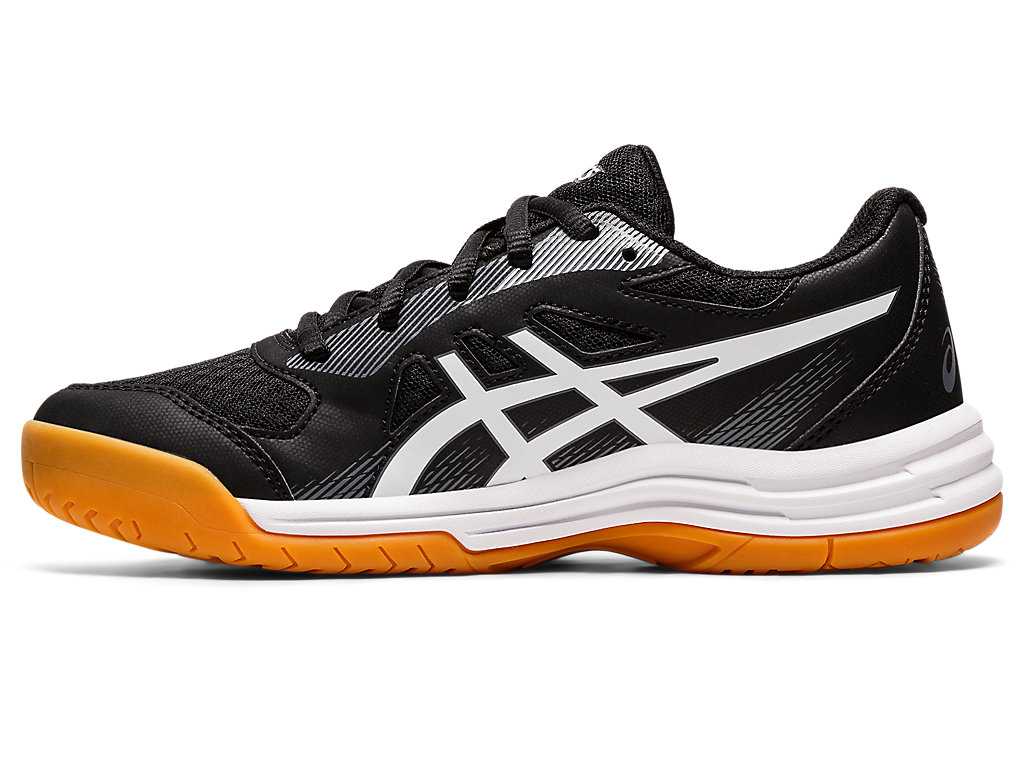 Buty Sportowe Dziecięce Asics Upcourt 5 Grade School Czarne Białe | 85736-YSCA