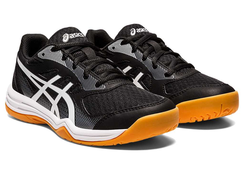 Buty Sportowe Dziecięce Asics Upcourt 5 Grade School Czarne Białe | 85736-YSCA