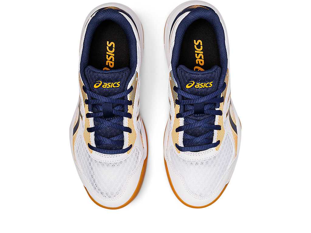 Buty Sportowe Dziecięce Asics Upcourt 5 Grade School Czarne Białe | 94826-NZKW