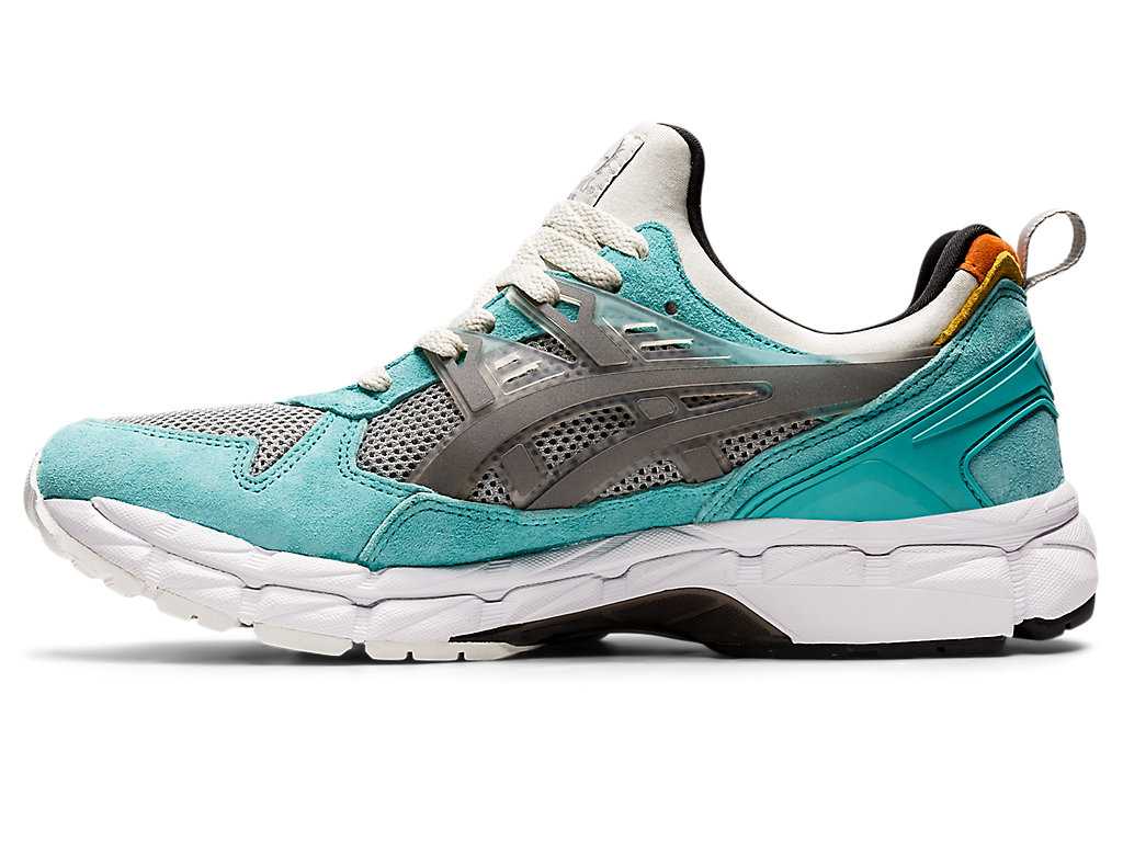 Buty Sportowe Męskie Asics Awake Ny X Gel-kayano Trainer 21 Turkusowe Srebrne | 26140-JMNI