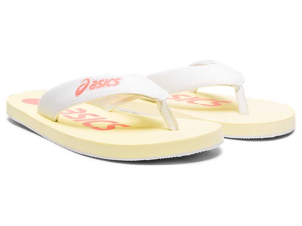 Buty Sportowe Męskie Asics Flip Flop Białe | 16380-JYIA