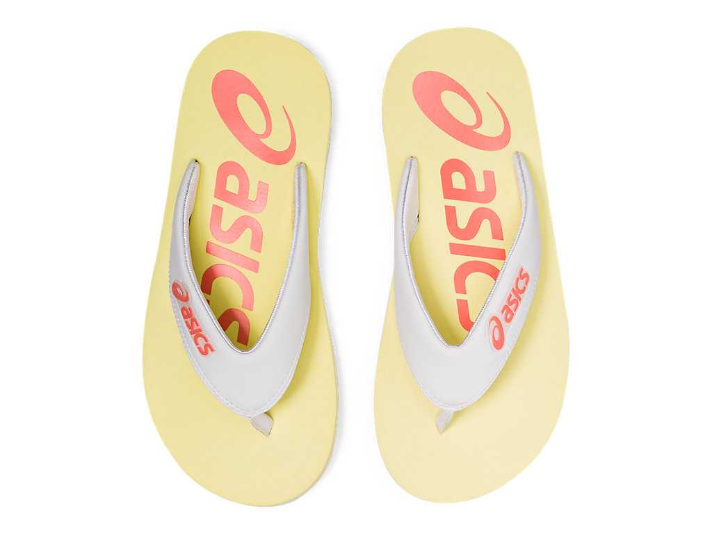 Buty Sportowe Męskie Asics Flip Flop Białe | 16380-JYIA