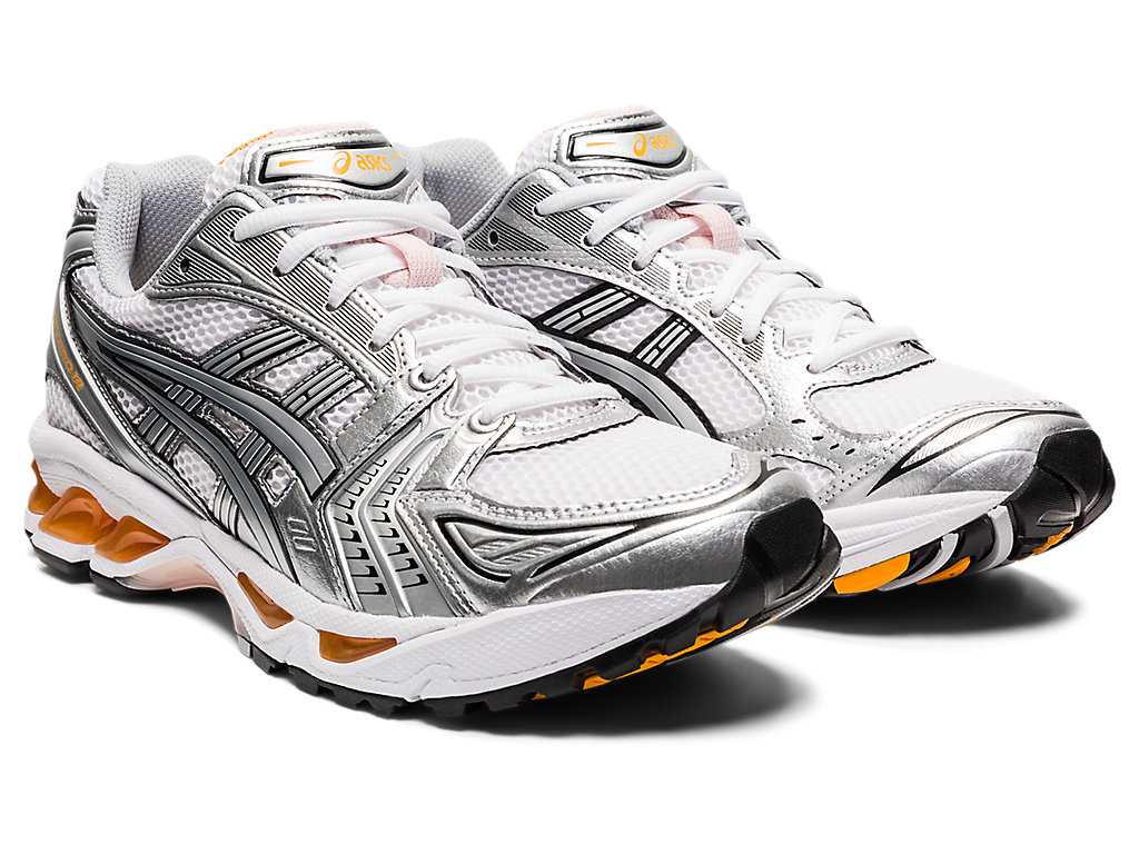 Buty Sportowe Męskie Asics Gel-kayano 14 Białe Srebrne | 37481-JIYW