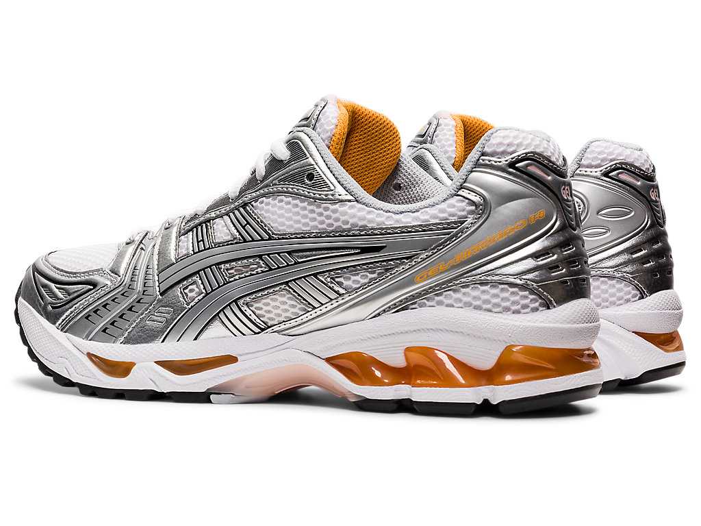 Buty Sportowe Męskie Asics Gel-kayano 14 Białe Srebrne | 37481-JIYW