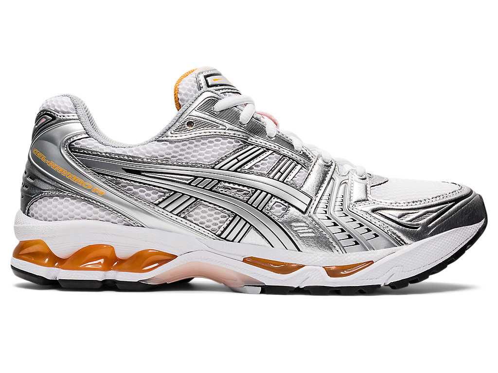 Buty Sportowe Męskie Asics Gel-kayano 14 Białe Srebrne | 37481-JIYW