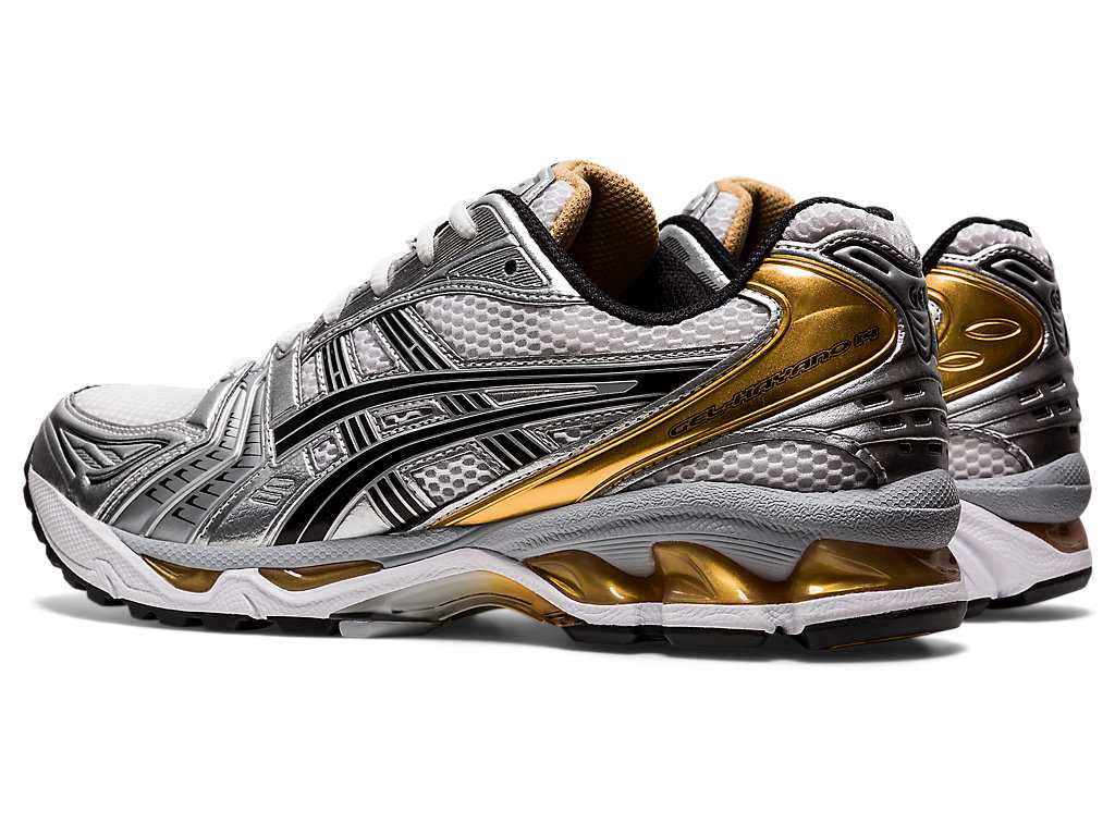 Buty Sportowe Męskie Asics Gel-kayano 14 Białe Złote | 70942-WQZF