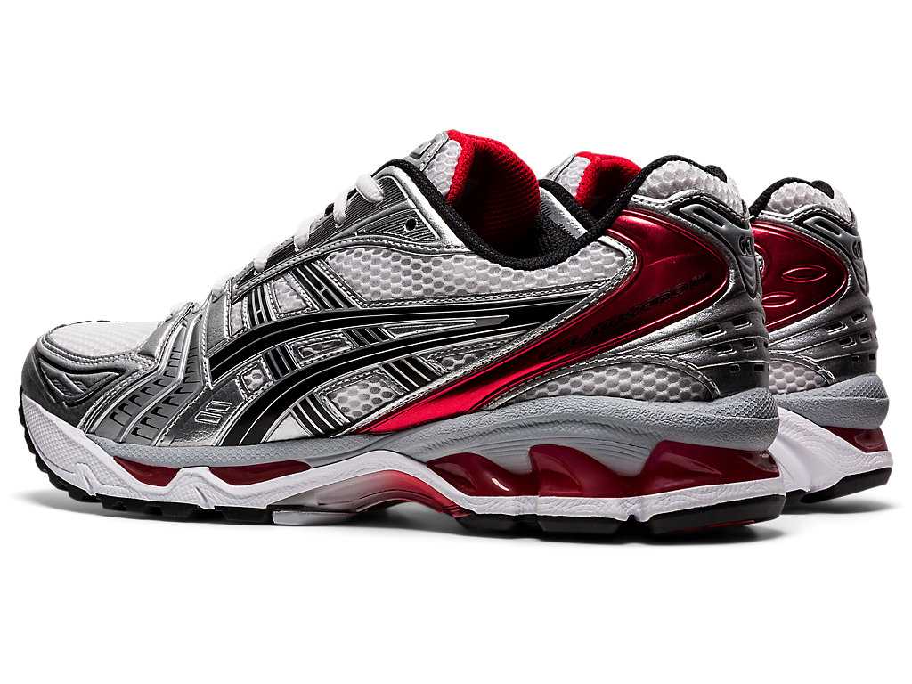 Buty Sportowe Męskie Asics Gel-kayano 14 Białe Czerwone | 78346-EZTO