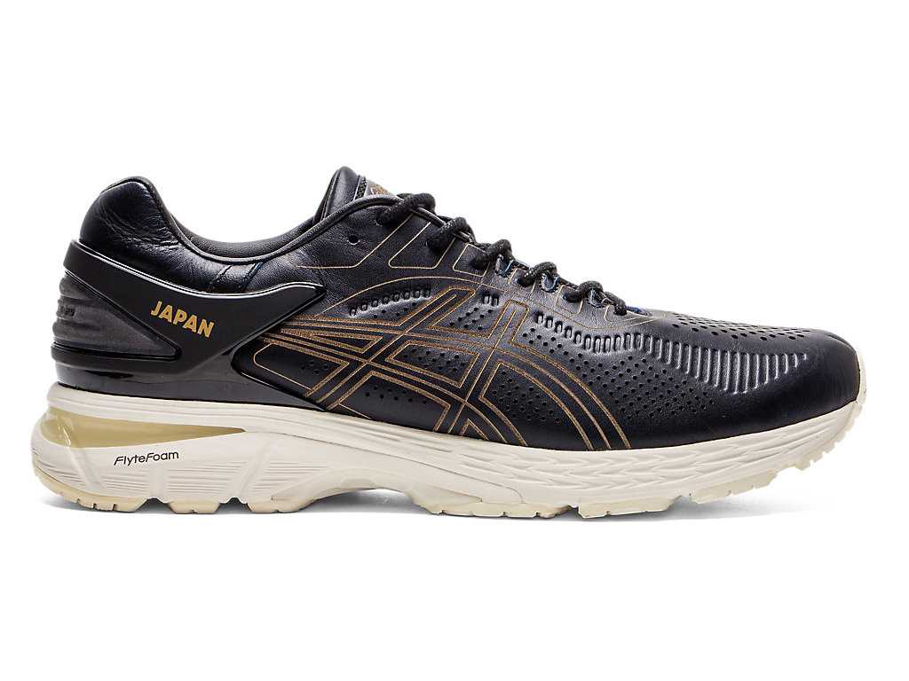 Buty Sportowe Męskie Asics Gel-kayano 25 Czarne Czarne | 95148-EZBT