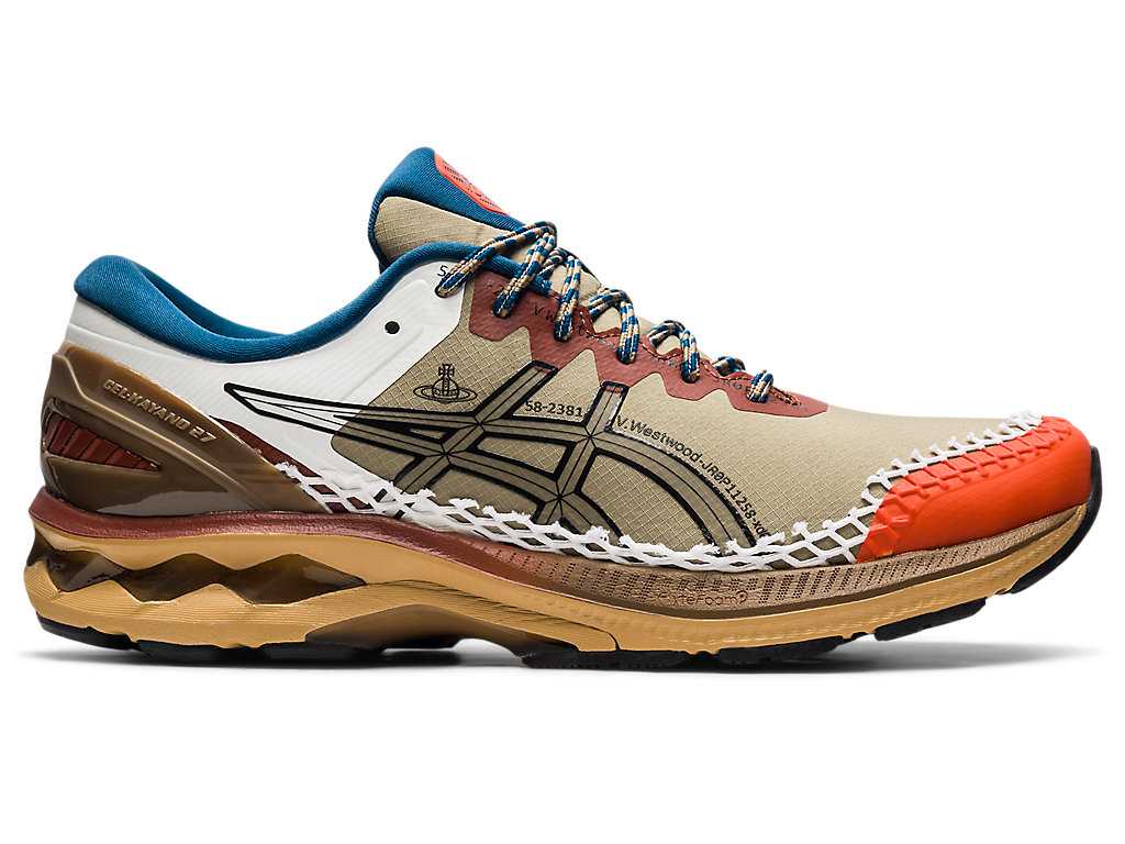 Buty Sportowe Męskie Asics Gel-kayano 27 De Zielone Brązowe | 59261-EJYD