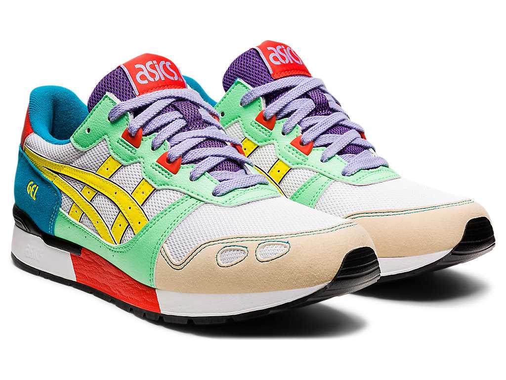 Buty Sportowe Męskie Asics Gel-lyte I Białe Cytrynowy | 47812-JGIA