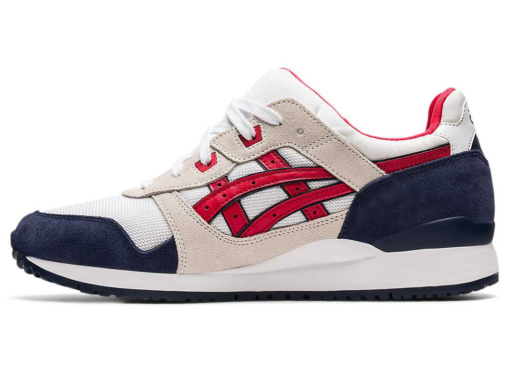 Buty Sportowe Męskie Asics Gel-lyte Iii Og Białe Czerwone | 02471-PRAI