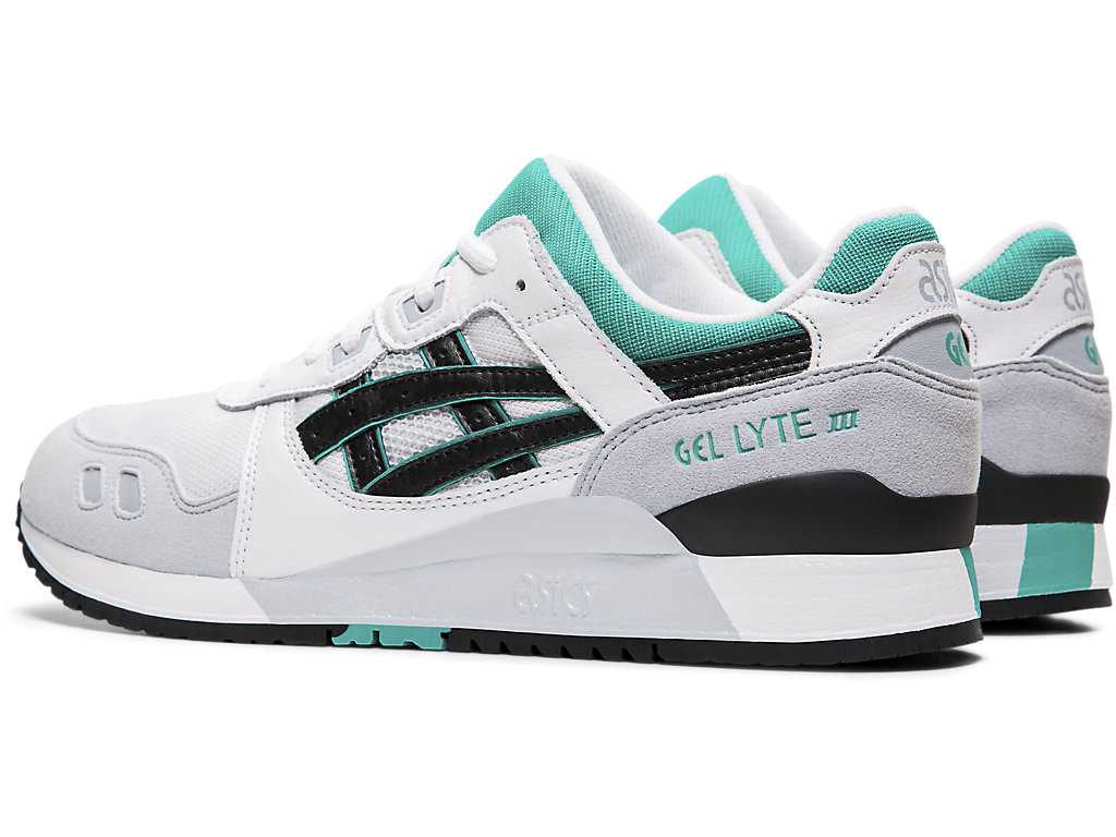 Buty Sportowe Męskie Asics Gel-lyte Iii Białe Czarne | 07382-PFNK