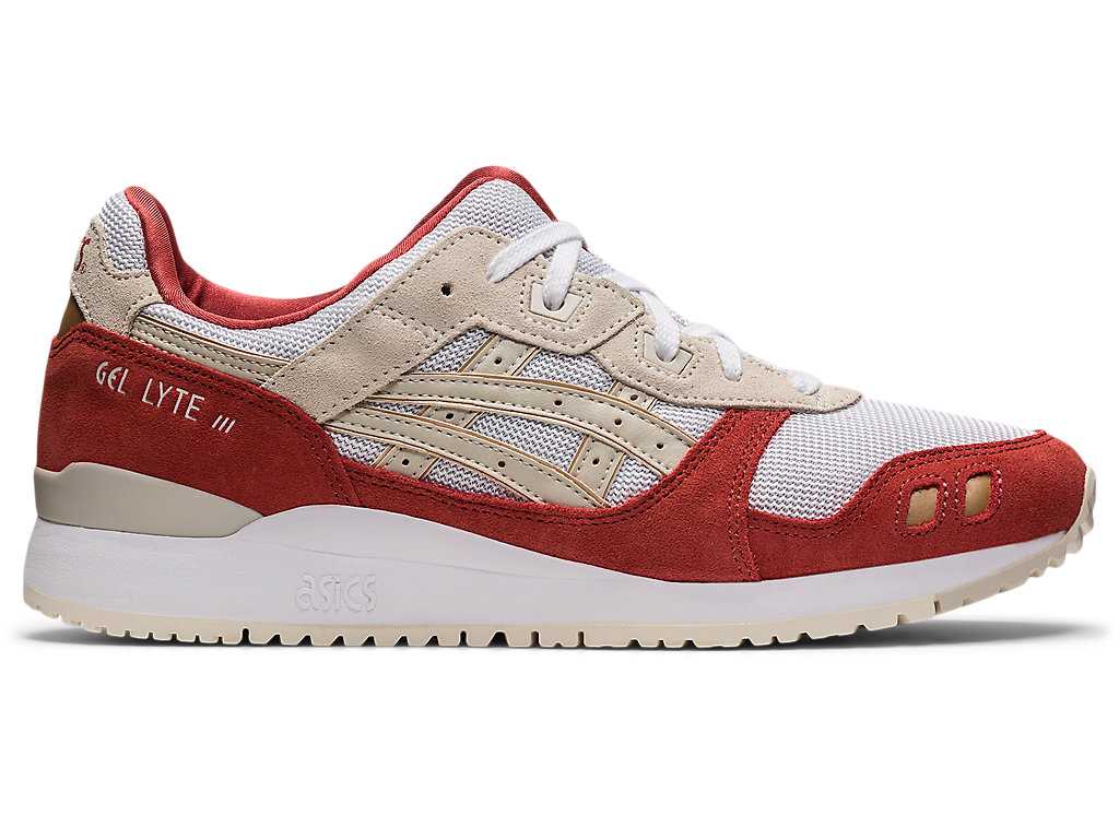 Buty Sportowe Męskie Asics Gel-lyte Iii Og Białe Szare | 12697-PXCO