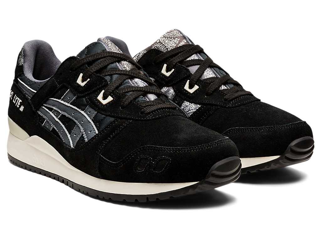 Buty Sportowe Męskie Asics Gel-lyte Iii Og Czarne Kremowe | 15387-WSBE