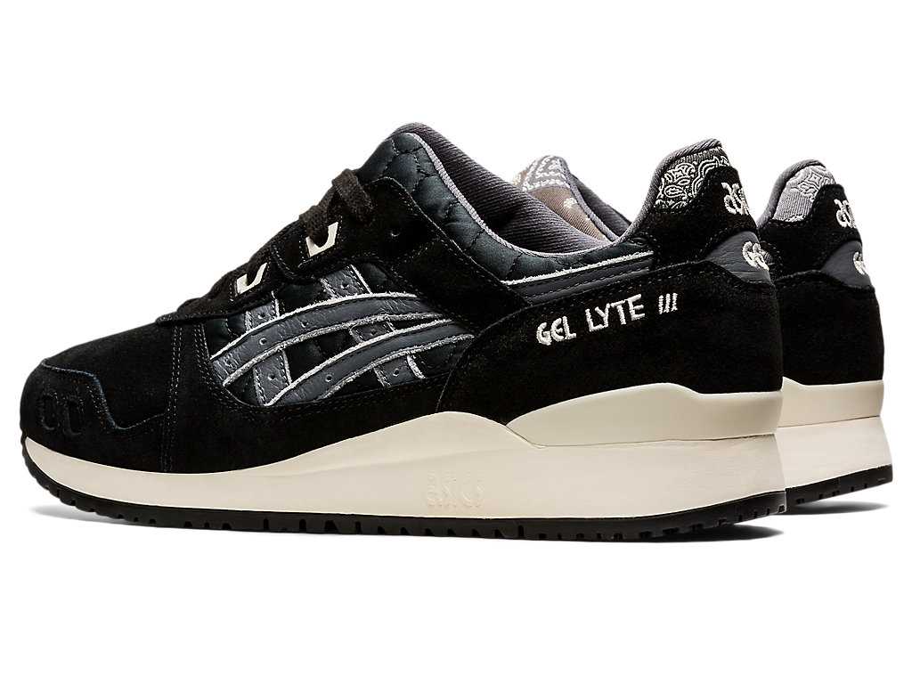 Buty Sportowe Męskie Asics Gel-lyte Iii Og Czarne Kremowe | 15387-WSBE