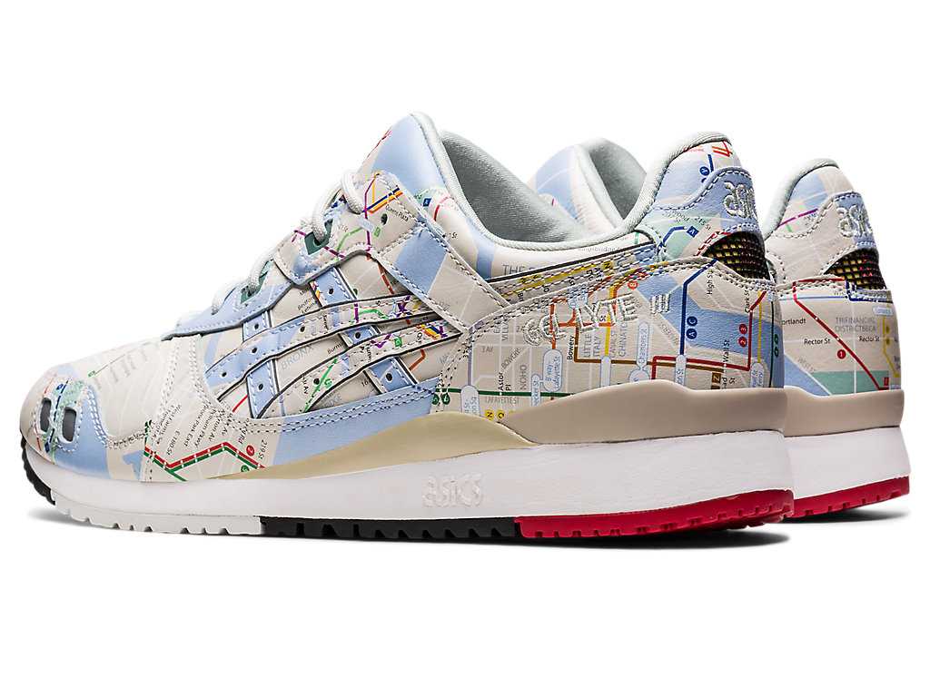 Buty Sportowe Męskie Asics Gel-lyte Iii Og Srebrne | 27519-KMZR