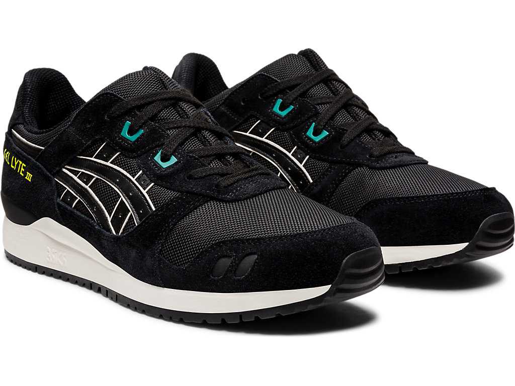 Buty Sportowe Męskie Asics Gel-lyte Iii Czarne Czarne | 39046-WEPC