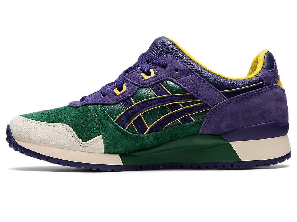 Buty Sportowe Męskie Asics Gel-lyte Iii Og Zielone Fioletowe | 40915-UOVZ