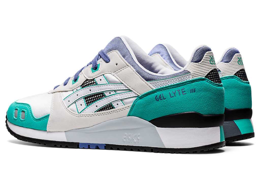 Buty Sportowe Męskie Asics Gel-lyte Iii Białe Niebieskie | 42086-YMDR