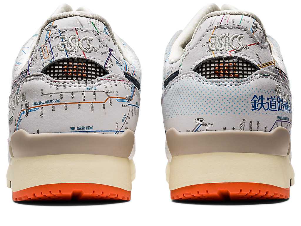 Buty Sportowe Męskie Asics Gel-lyte Iii Og Białe Granatowe | 56047-MHEL