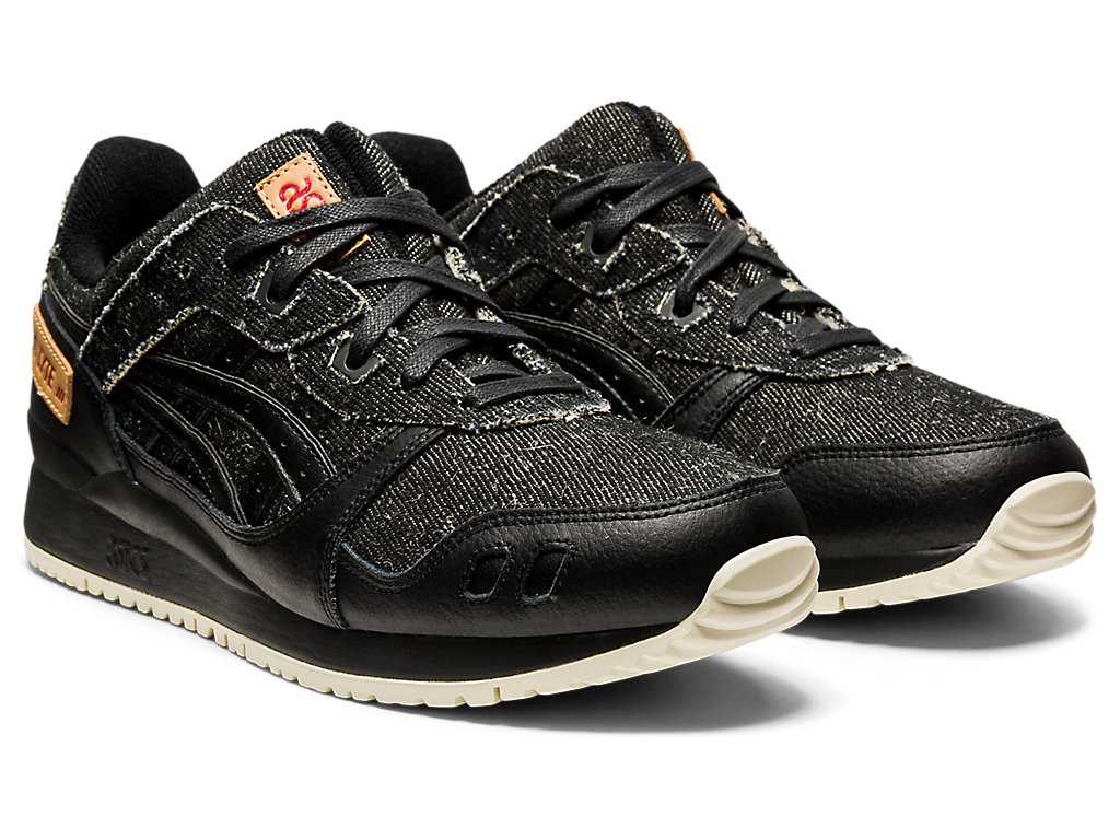 Buty Sportowe Męskie Asics Gel-lyte Iii Czarne Czarne | 60941-LUBI