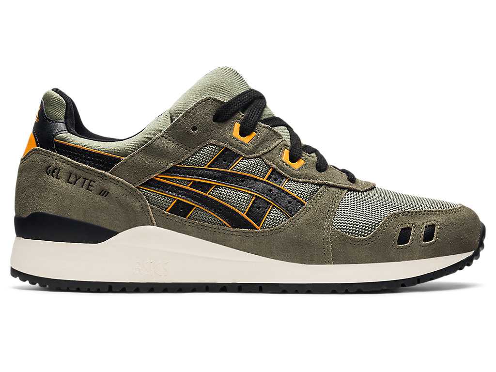 Buty Sportowe Męskie Asics Gel-lyte Iii Og Zielone Czarne | 86390-XEFU