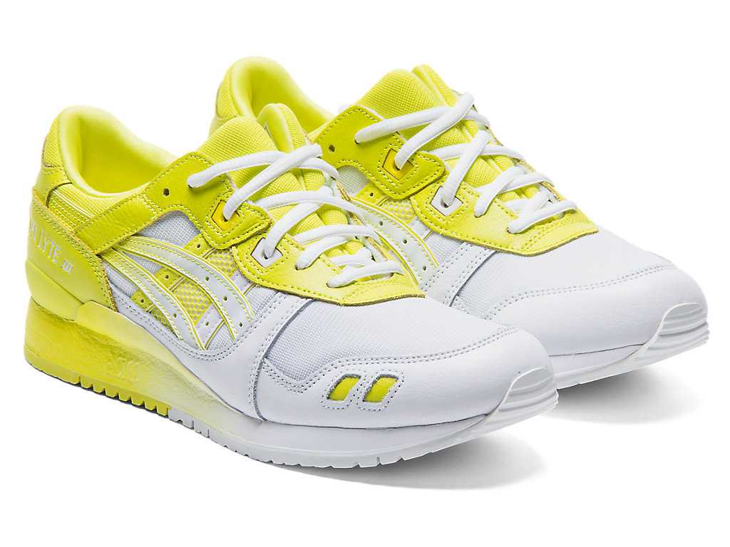 Buty Sportowe Męskie Asics Gel-lyte Iii Białe Białe | 95274-QMWU