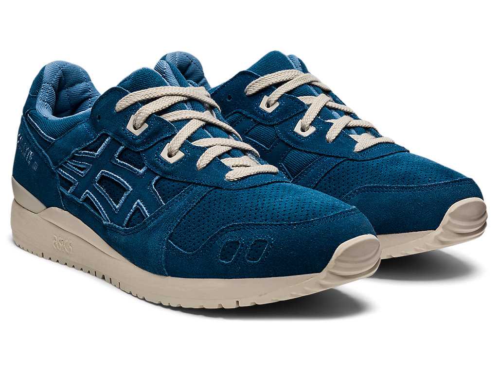 Buty Sportowe Męskie Asics Gel-lyte Iii Og Głęboka Indygo Szare | 98452-SFUM