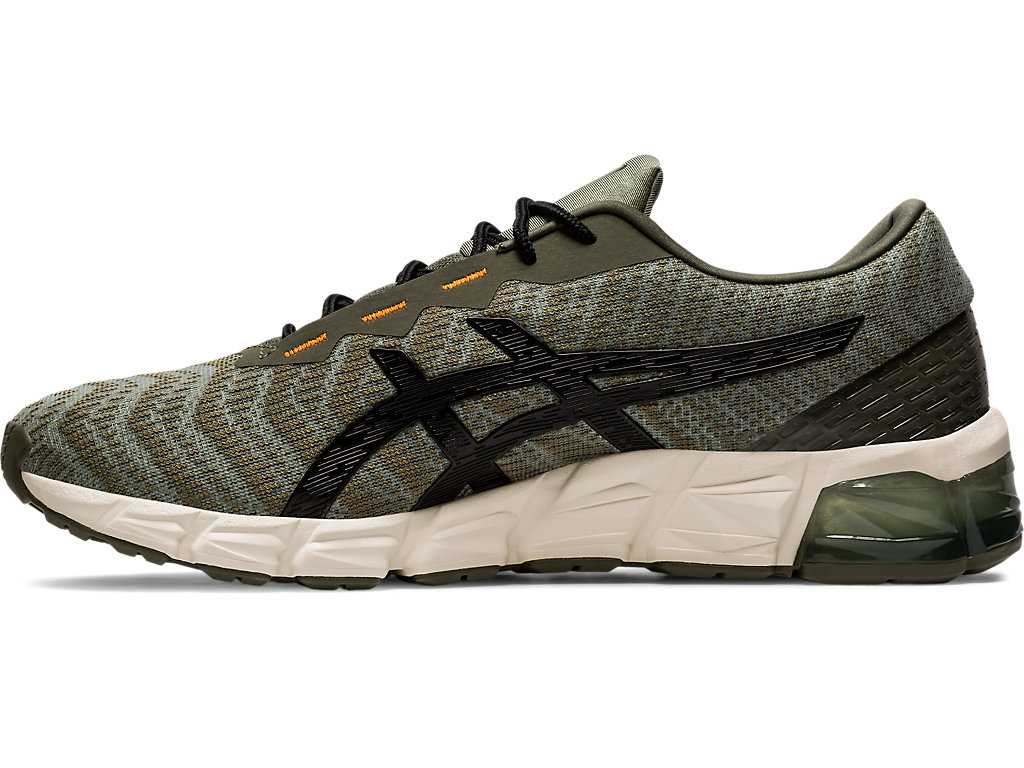 Buty Sportowe Męskie Asics Gel-quantum 180 5 Zielone Czarne | 35718-MNFA