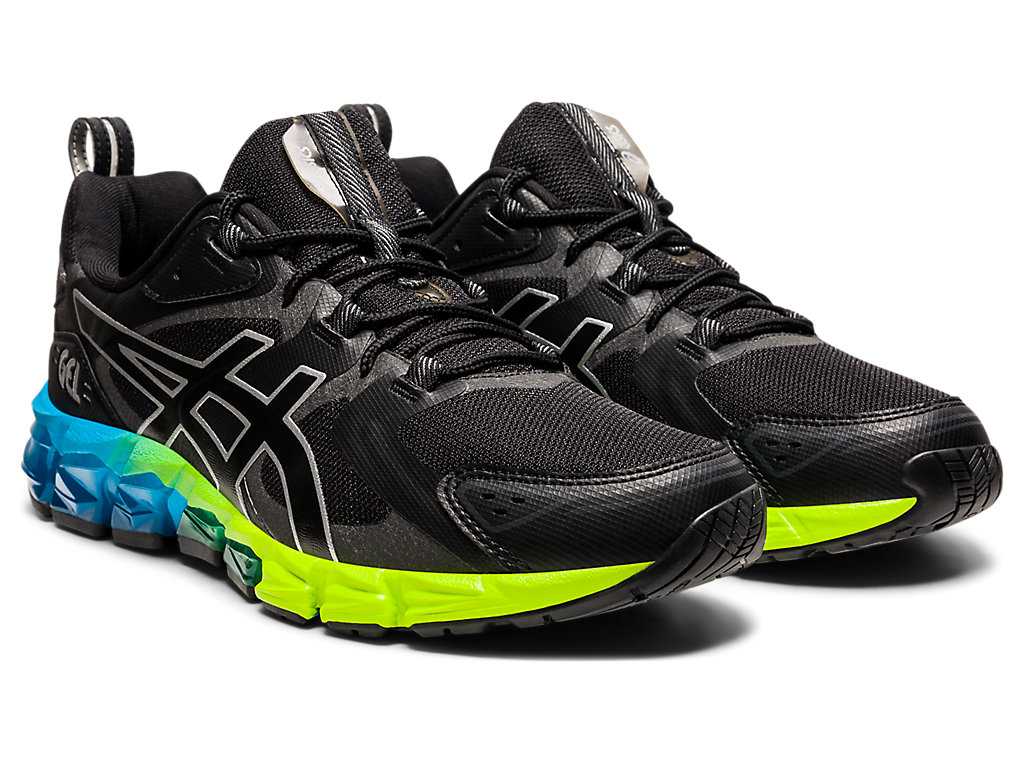 Buty Sportowe Męskie Asics Gel-quantum 180 Czarne Niebieskie | 39264-VWNM