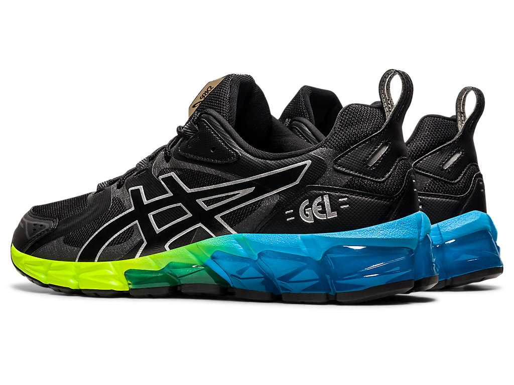 Buty Sportowe Męskie Asics Gel-quantum 180 Czarne Niebieskie | 39264-VWNM