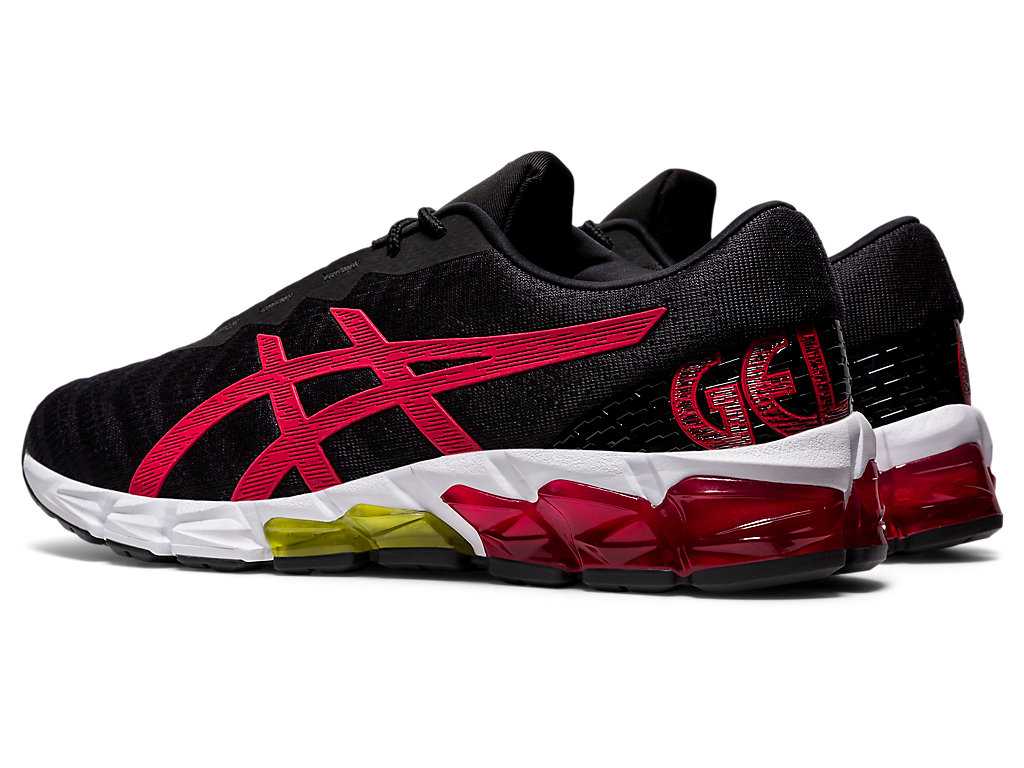 Buty Sportowe Męskie Asics Gel-quantum 180 5 Czarne Czerwone | 69120-FAES