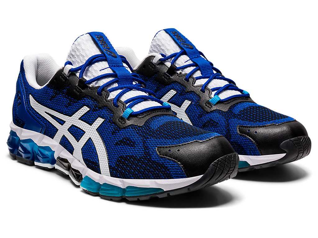 Buty Sportowe Męskie Asics Gel-quantum 360 6 Czarne Niebieskie | 10945-TDUY