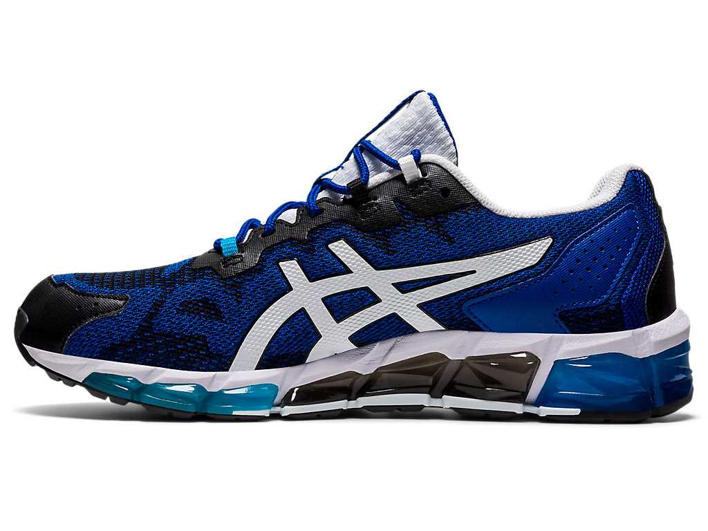 Buty Sportowe Męskie Asics Gel-quantum 360 6 Czarne Niebieskie | 10945-TDUY