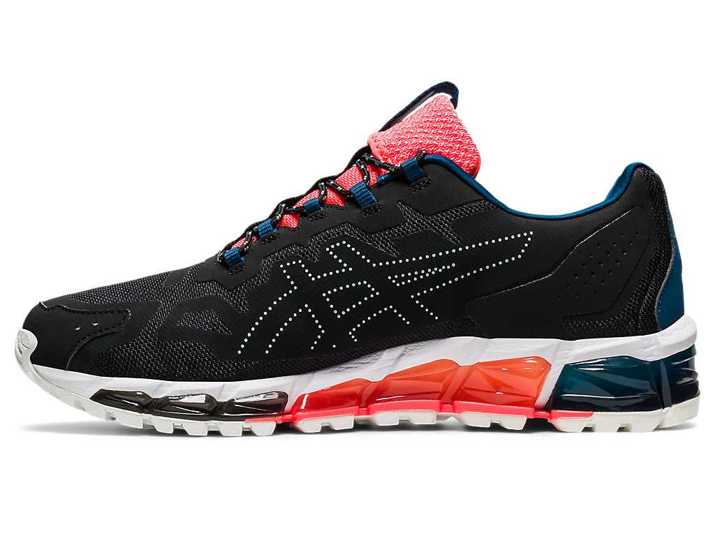 Buty Sportowe Męskie Asics Gel-quantum 360 6 Czarne Niebieskie | 14738-LZMD