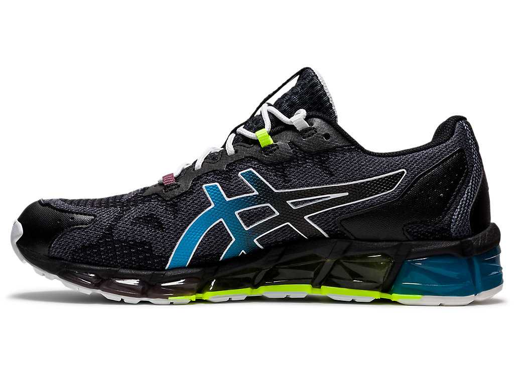 Buty Sportowe Męskie Asics Gel-quantum 360 6 Czarne Niebieskie | 28357-PQXV