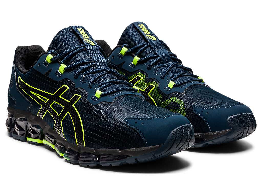 Buty Sportowe Męskie Asics Gel-quantum 360 6 Niebieskie Czarne | 54309-LDSI