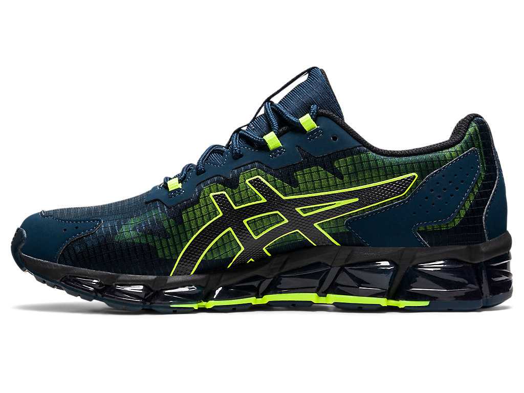 Buty Sportowe Męskie Asics Gel-quantum 360 6 Niebieskie Czarne | 54309-LDSI