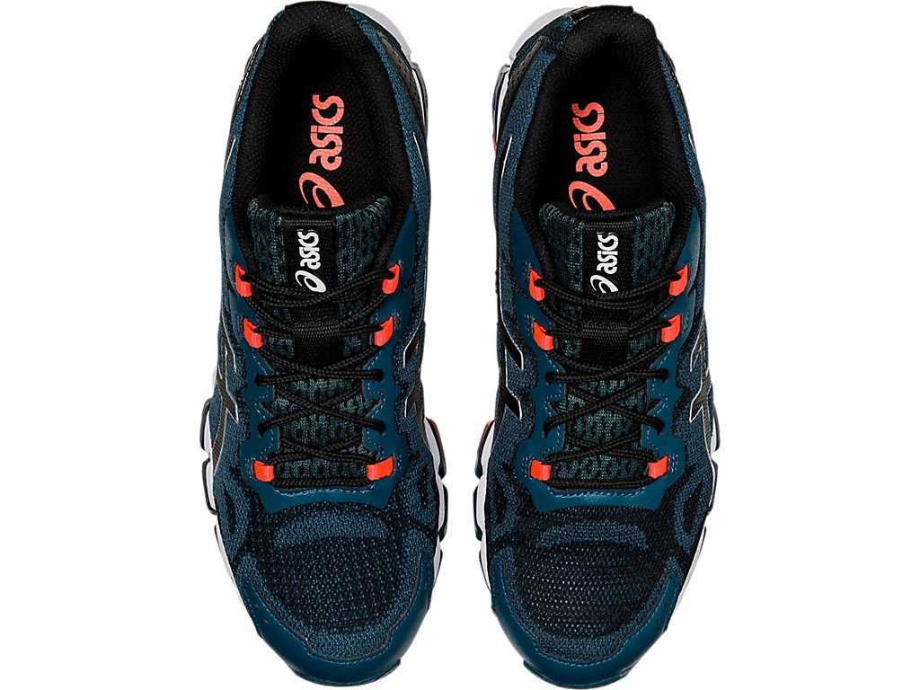 Buty Sportowe Męskie Asics Gel-quantum 360 6 Niebieskie Czarne | 76240-BUZM