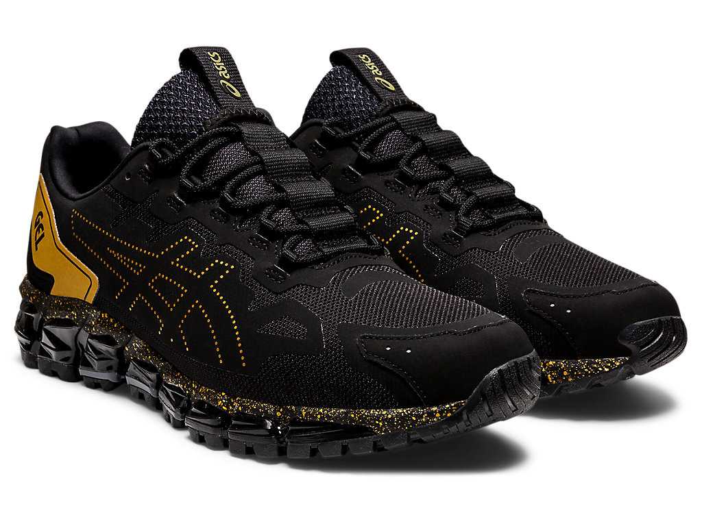 Buty Sportowe Męskie Asics Gel-quantum 360 6 Czarne Złote | 82753-HQML