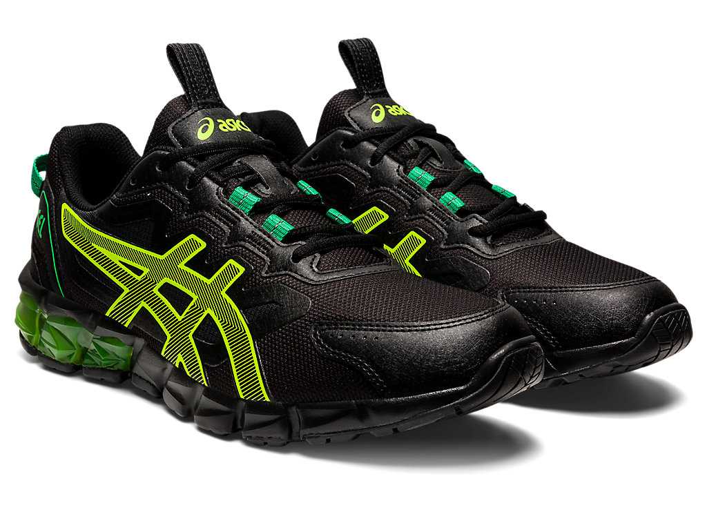 Buty Sportowe Męskie Asics Gel-quantum 90 Czarne Żółte | 20541-GPXL