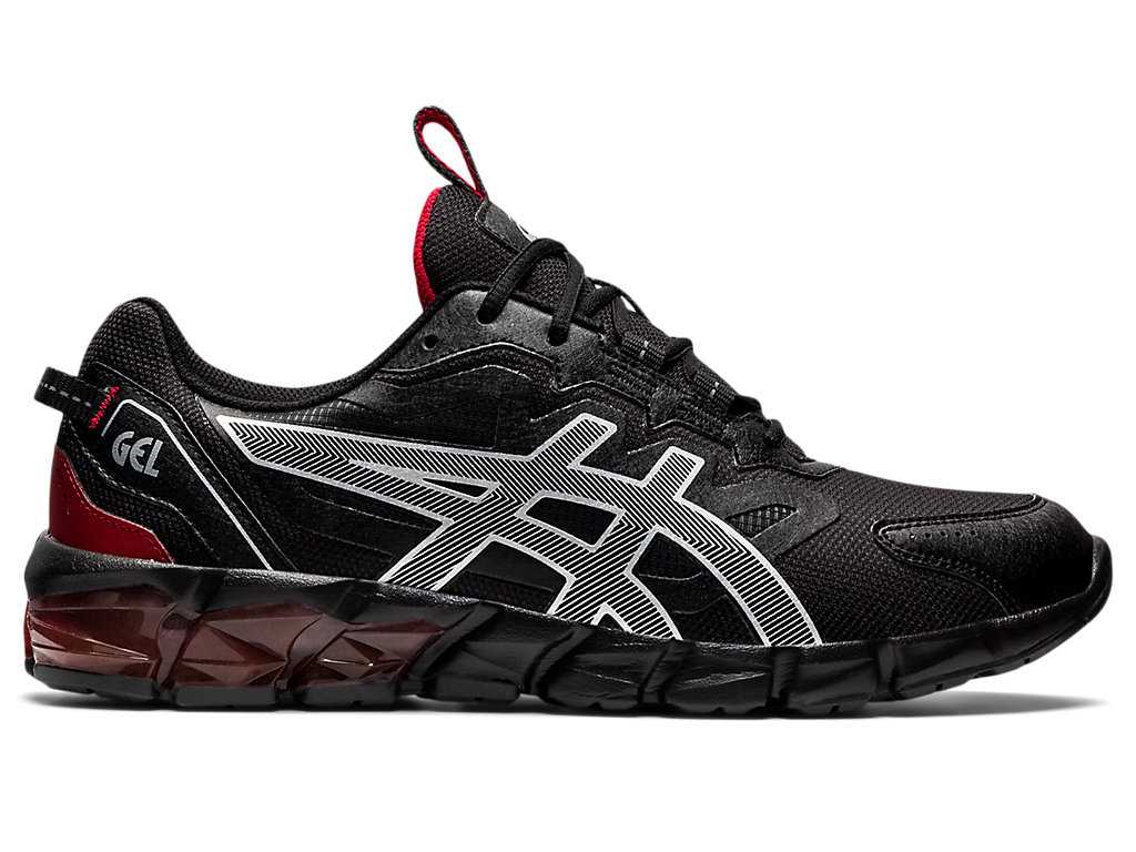 Buty Sportowe Męskie Asics Gel-quantum 90 Czarne Czerwone | 34867-NJUW