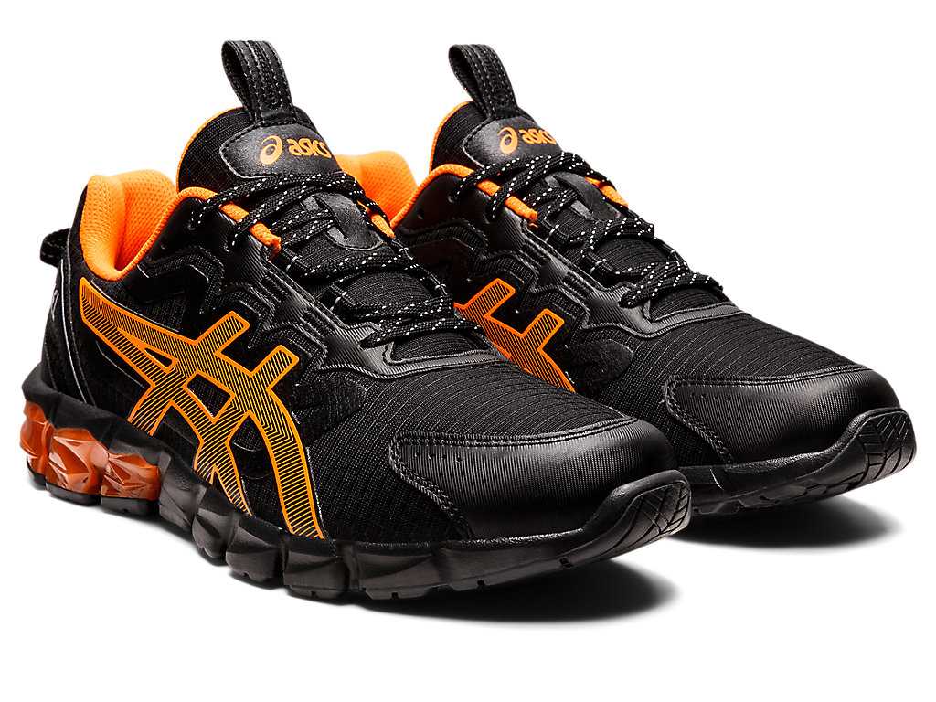 Buty Sportowe Męskie Asics Gel-quantum 90 Czarne Pomarańczowe | 96815-YXVB