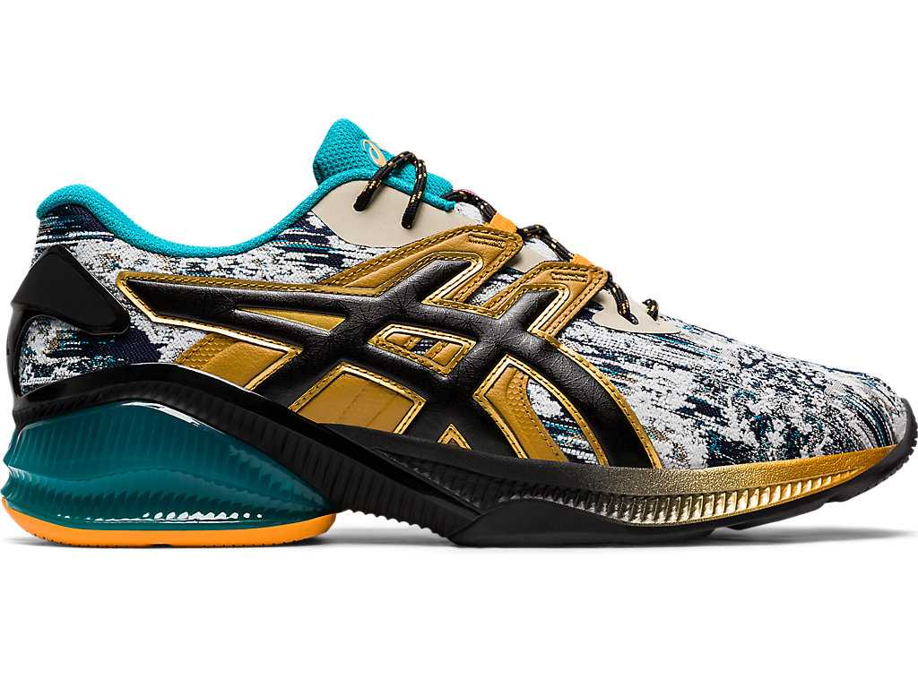 Buty Sportowe Męskie Asics Gel-quantum Infinity Jin Białe Czarne | 62013-OPUT