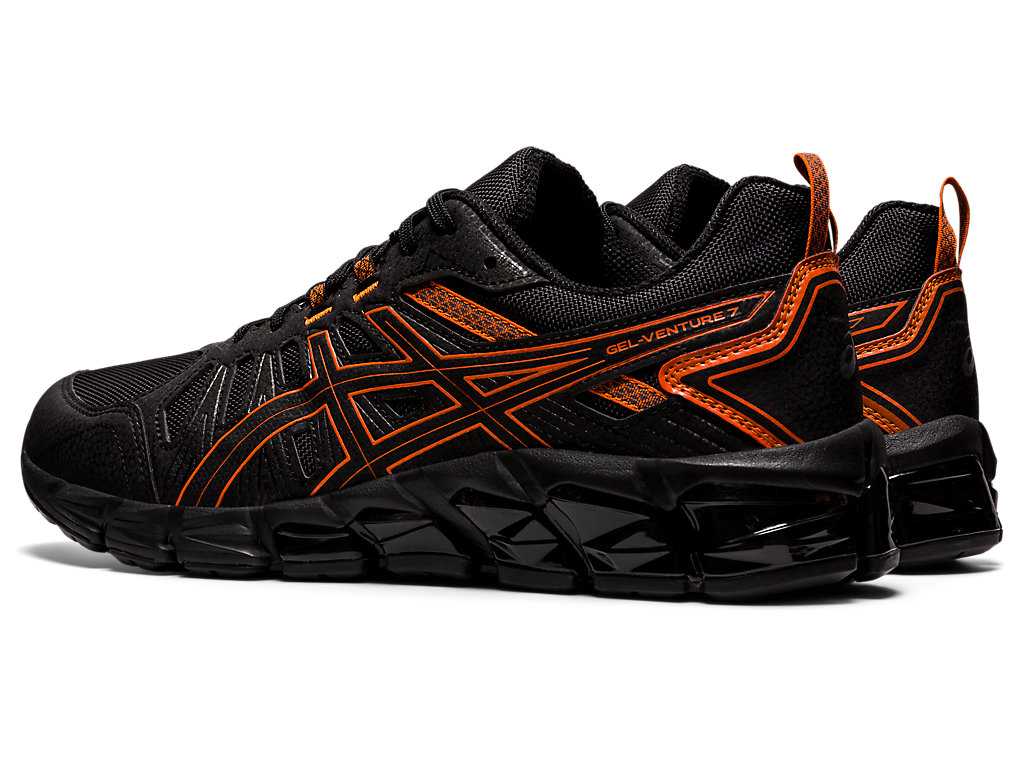 Buty Sportowe Męskie Asics Gel-venture 180 Czarne Czarne | 45137-TBRW