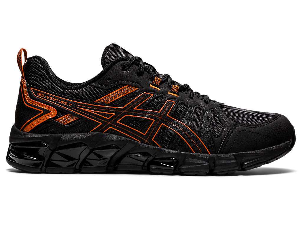 Buty Sportowe Męskie Asics Gel-venture 180 Czarne Czarne | 45137-TBRW