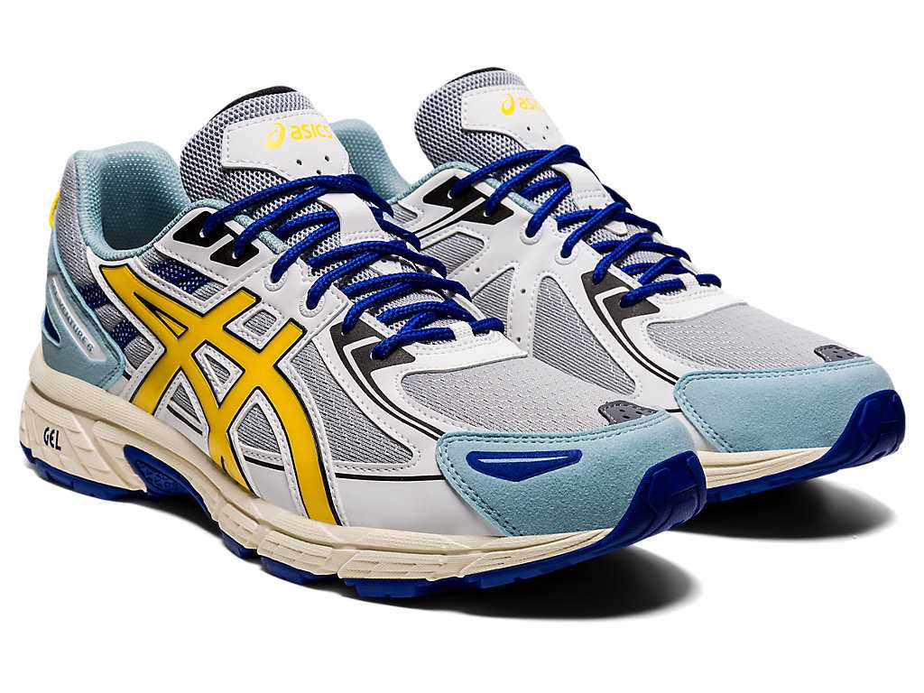 Buty Sportowe Męskie Asics Gel-venture 6 Szare Żółte | 07529-UZYK