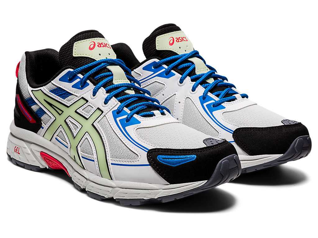 Buty Sportowe Męskie Asics Gel-venture 6 Szare Zielone | 58971-BRSH