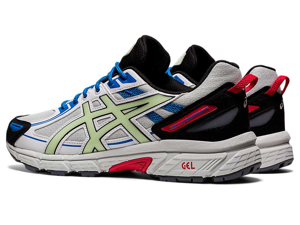 Buty Sportowe Męskie Asics Gel-venture 6 Szare Zielone | 58971-BRSH